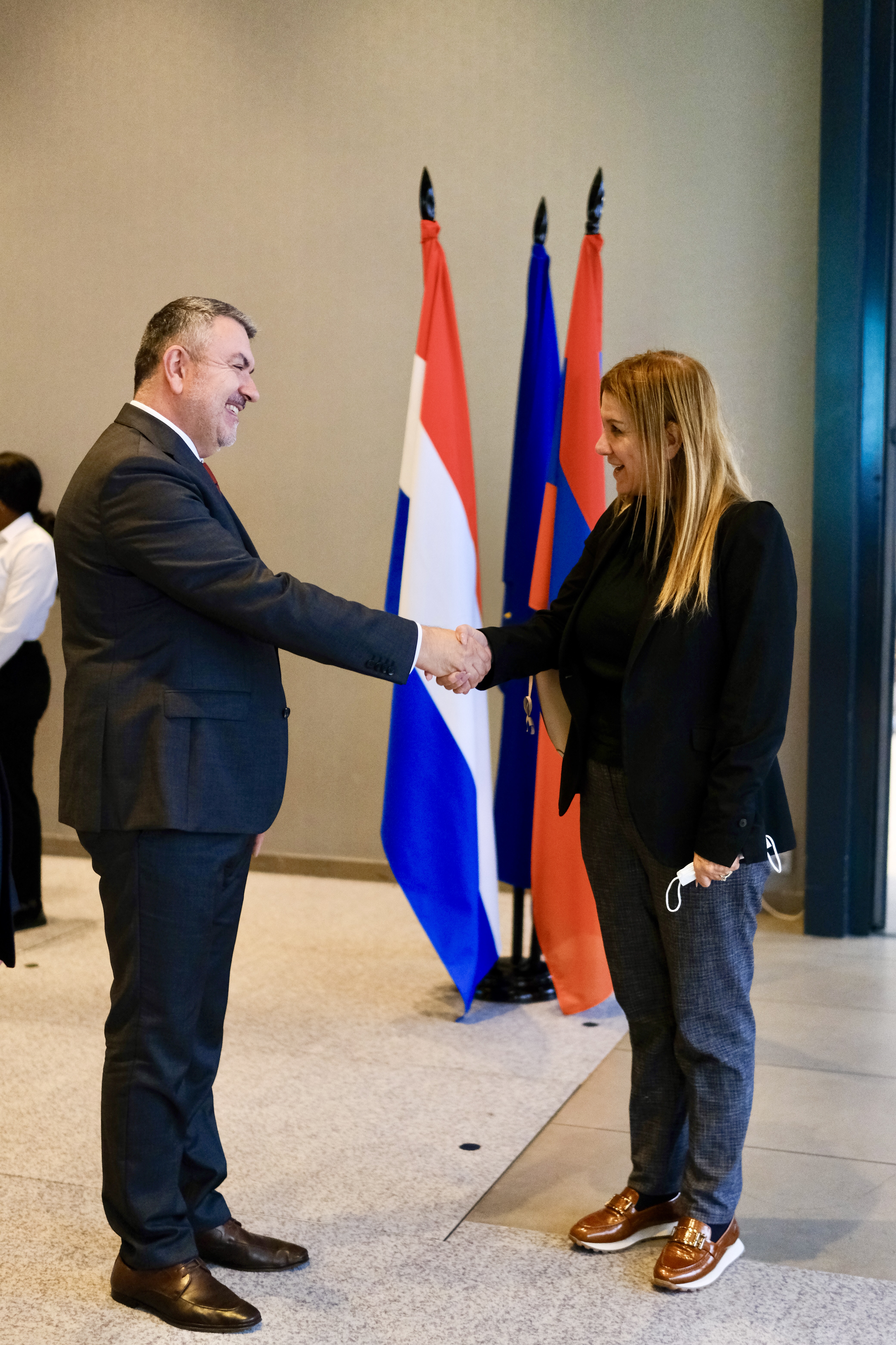 Ambassador formal portrait during official ceremony, The Hague 2024